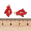 Alloy Enamel Pendants X-FIND-M081-01G-3