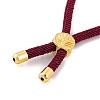 Nylon Cords Bracelet Makings Fit for Connector Charms AJEW-P116-01G-29-3