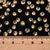 6/0 Inside Colours Transparent Glass Seed Beads SEED-T007-07F-5