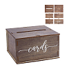 Wooden Greeting Card Storage Boxes CON-WH0107-81-1
