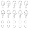 Brass Lobster Claw Clasps KK-BBC0024-54S-1