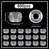 800Pcs Transparent Plastic Beads KY-SP0001-52B-2