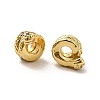 Rack Plating Brass Micro Pave Cubic Zirconia Beads KK-C010-20G-1