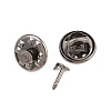 50Pcs Iron Butterfly Clutches Pin Backs IFIN-H066-02P-2