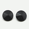 Pointed Back Glass Rhinestone Cabochons X-RGLA-T086-14mm-02-2