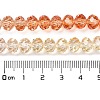 Transparent Painted Glass Beads Strands X1-DGLA-A034-T8mm-A20-4