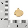 304 Stainless Steel Charms STAS-L022-168G-03-3