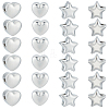 Unicraftale 24Pcs 2 Style 304 Stainless Steel Beads STAS-UN0046-46-1