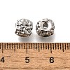 Brass Micro Pave Cubic Zirconia Beads KK-M318-39P-02-2