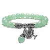 8mm Natural Green Aventurine Stretch Bracelets ME8493-10-1