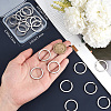 316 Surgical Stainless Steel Keychain Clasps STAS-BBC0005-81A-3