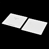 Smiling Face Paper Earrings Necklace Display Cards FIND-T072-01D-2