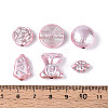 Pearlized Opaque Acrylic Beads OACR-T029-04C-3