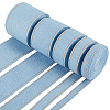 5 Rolls 5 Styles Synthetic Cotton Denim Ribbons for Bow Making SRIB-BC0001-38-1