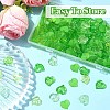 100G 5 Styles Transparent Acrylic Pendants TACR-YW0002-14-5