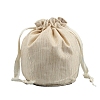 Linen Packing Pouches Drawstring Bags PW-WG38CE7-04-1