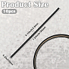 10Pcs Resin Firm Headband Non-slip Strip FIND-SP0020-62-2