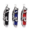 Alloy Glass Big Pendants GL-N004-04AS-1