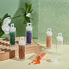60Pcs Resin Bead Tubes with Hanging Cap CON-BC0007-69-4