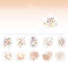 10Pcs Starry Bouquet PET Waterproof Stickers PW-WGEFAAE-06-1