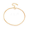 Brass Cable Chain Bracelets for Women BJEW-N032-08C-G-2