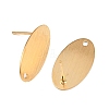 316 Stainless Steel Stud Earring Findings STAS-D389-01G-2