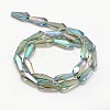 Full Rainbow Plated Faceted teardrop X-EGLA-J096-FR05-2