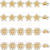 24Pcs 2 Style Brass Beads FIND-FH0004-18-1