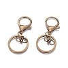 Iron Alloy Lobster Claw Clasp Keychain LS-X-KEYC-D016-AB-1