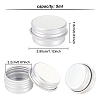 Round Aluminium Tin Cans CON-WH0079-14-2