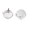 201 Stainless Steel Sew on Prong Settings STAS-T032-01-18mm-P-2