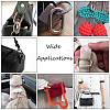 12Pcs 4 Colors Alloy Spring Gate Rings FIND-NB0006-21-5