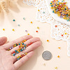 Picasso Baking Paint Glass Seed Beads SEED-TA0001-62M-5
