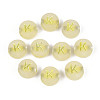 Luminous Frosted Acrylic Beads FACR-T008-02K-1