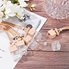 Glass Pendant Decorations HJEW-PH0001-07-WH-6