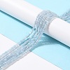 Natural Aquamarine Beads Strands G-K315-A01-2