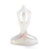 Electroplate Natural Quartz Crystal Yoga Goddess Decorations DJEW-F013-03A-3