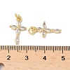 Brass Micro Pave Cubic Zirconia Pendants KK-Q068-49A-G-3