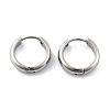 201 Stainless Steel Hoop Earrings EJEW-P304-15C-P-4