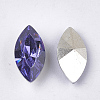 Pointed Back Resin Rhinestone Cabochons CRES-S381-7x15mm-B18-2