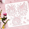 PET Hollow Out Drawing Painting Stencils DIY-WH0391-0280-3