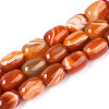 Natural Agate Beads Strands G-N356-02A-12-2