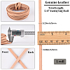 5M Flat Cowhide Leather Cords WL-GF0001-27C-03-2