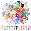 54Pcs 18 Colors Transparent Acrylic Beads OACR-PA0001-81-1