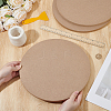 MDF Wood Round Boards TOOL-WH0059-076A-3