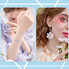 405Pcs Eletroplated Transparent Glass Beads GLAA-TA0003-66B-8