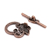 Tibetan Style Alloy Toggle Clasps TIBE-L003-034R-NR-3