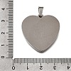 304 Stainless Steel Pendant Cabochons Settings SA-CBA8A58-01A-P-3