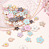 SUNNYCLUE 80Pcs 20 Style Light Gold Alloy Enamel Charms & Pendants ENAM-SC0002-73-4