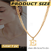 1Pc 304 Stainless Steel Letter Pendant Necklaces NJEW-LP0001-33E-G-2